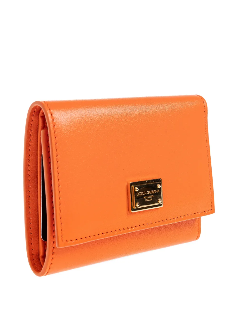 Dolce & Gabbana Portemonnee met logoplakkaat Oranje