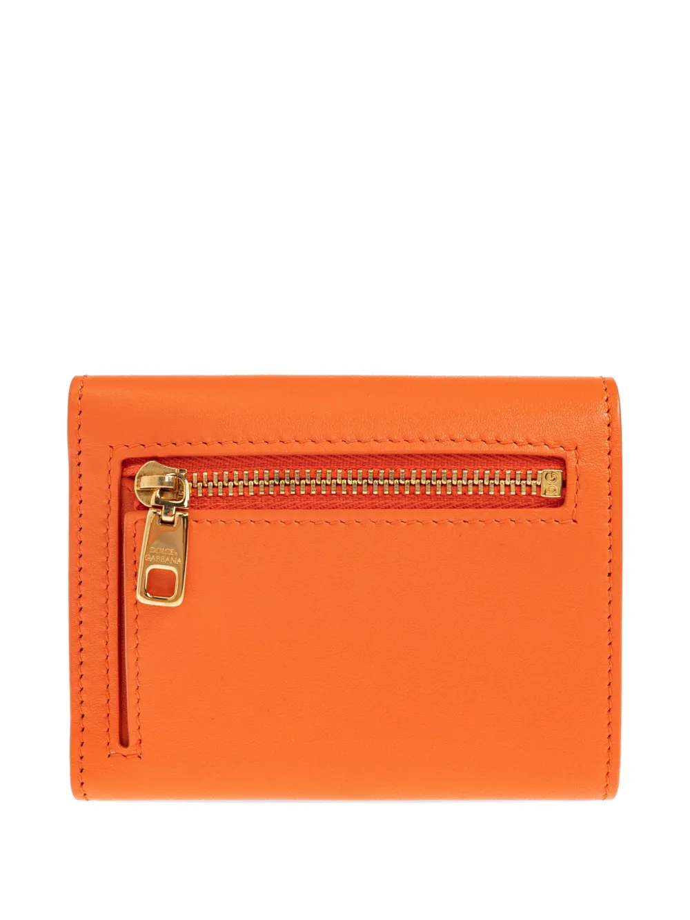 Dolce & Gabbana Portemonnee met logoplakkaat Oranje