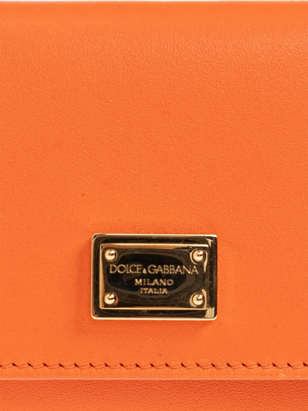 Dolce & Gabbana Portemonnee met logoplakkaat Oranje