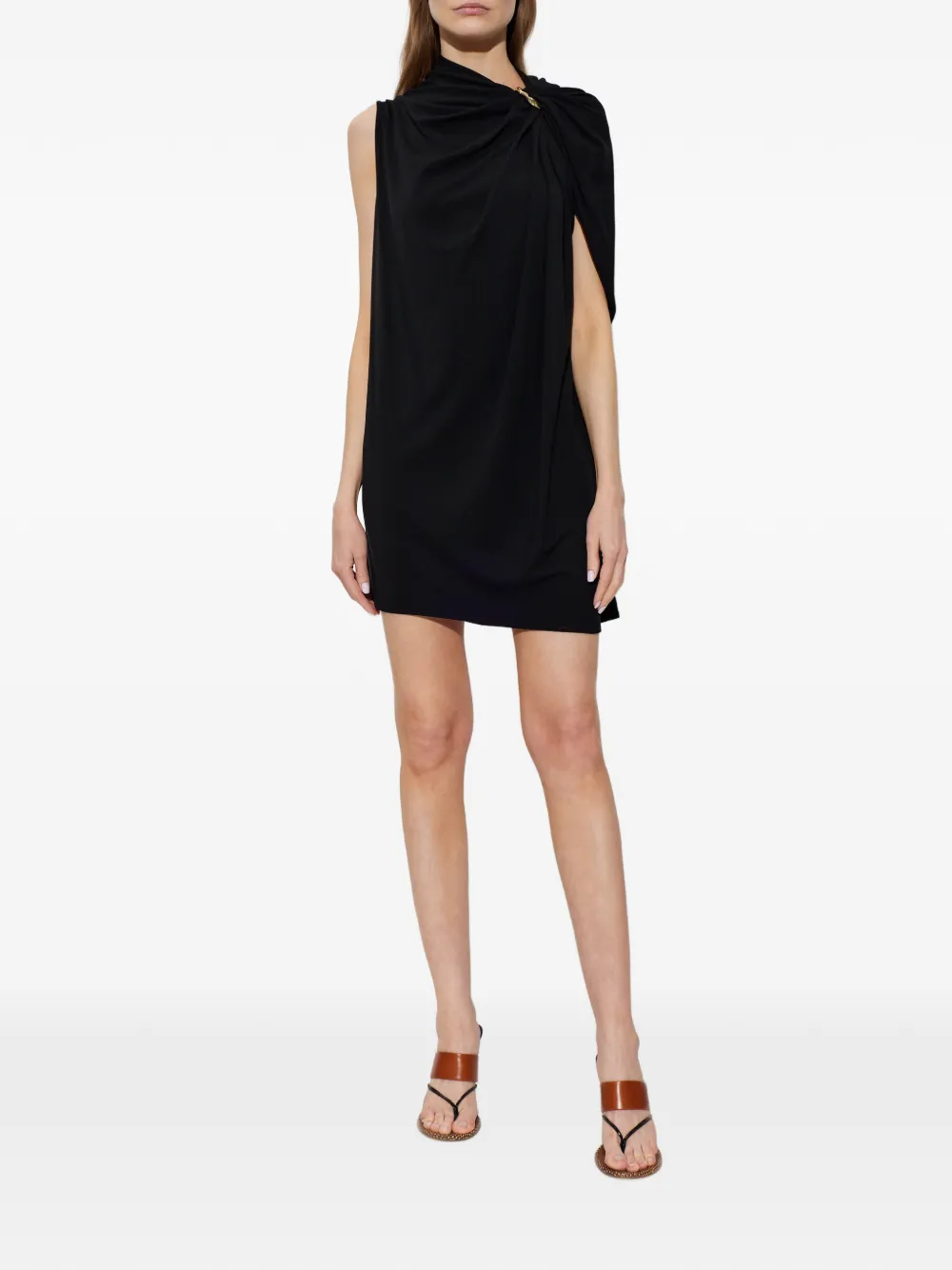 Sportmax Epoche gedrapeerde mini-jurk Zwart