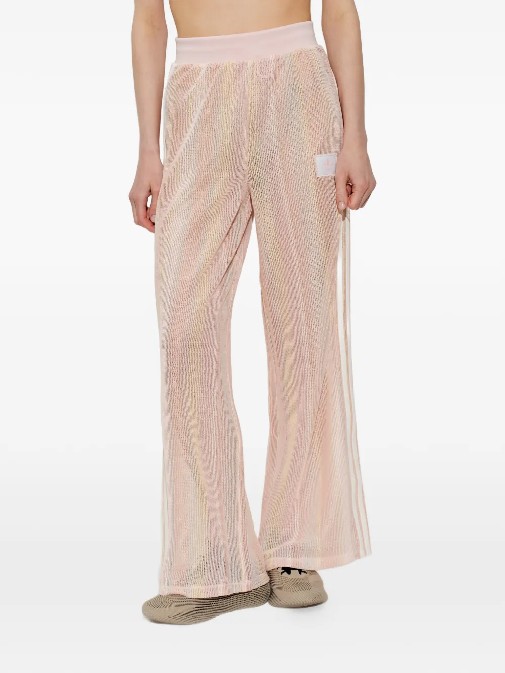 adidas Firebird Summer Glow Originals broek met mesh streep Roze