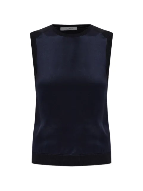 Max Mara Ginseng ribbed-knit silk sweater