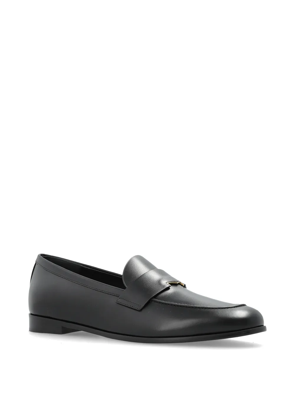 Max Mara M buckle-detail loafers Zwart