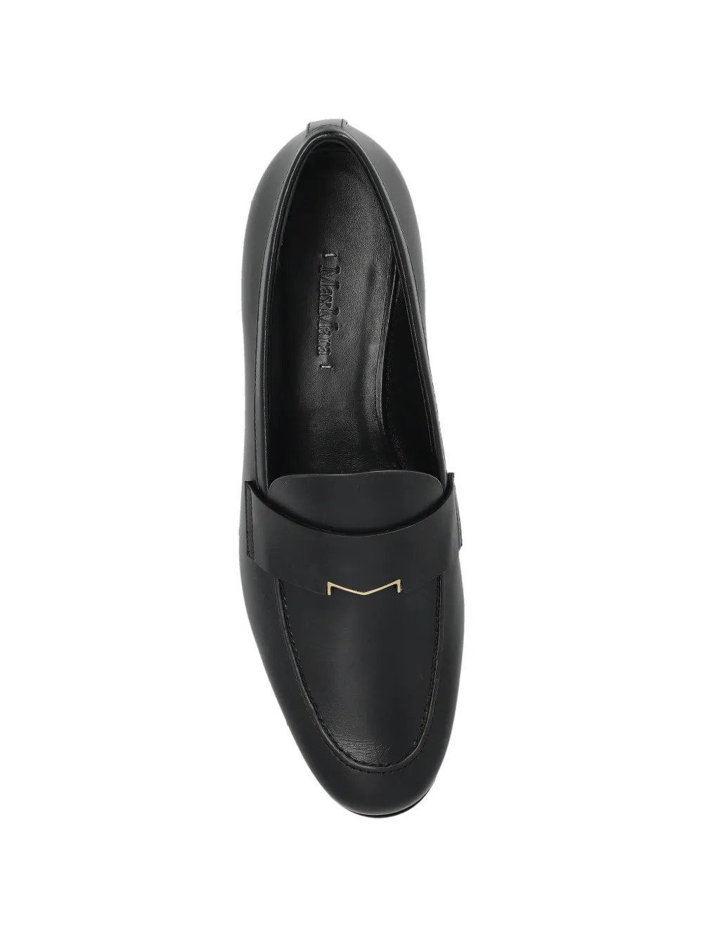 Max Mara M buckle-detail loafers Zwart
