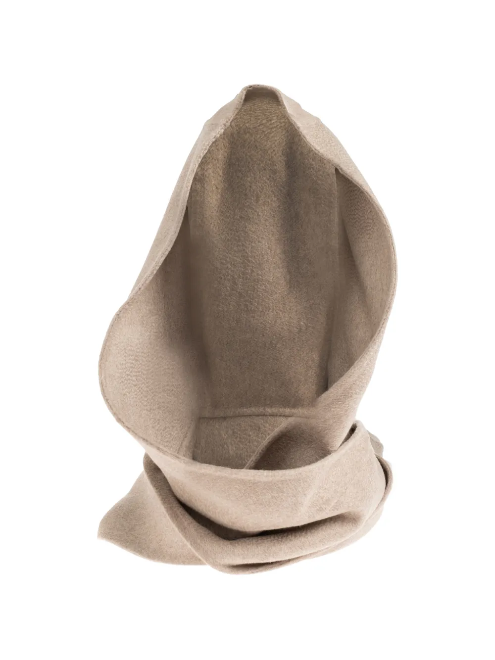  Max Mara Pashmina Erba Con Capucha - Neutro 