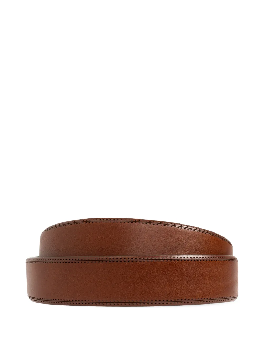 Max Mara Brogue-detail Belt In Brown