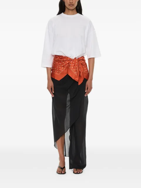 Christopher Esber pantalones con falda drapeada