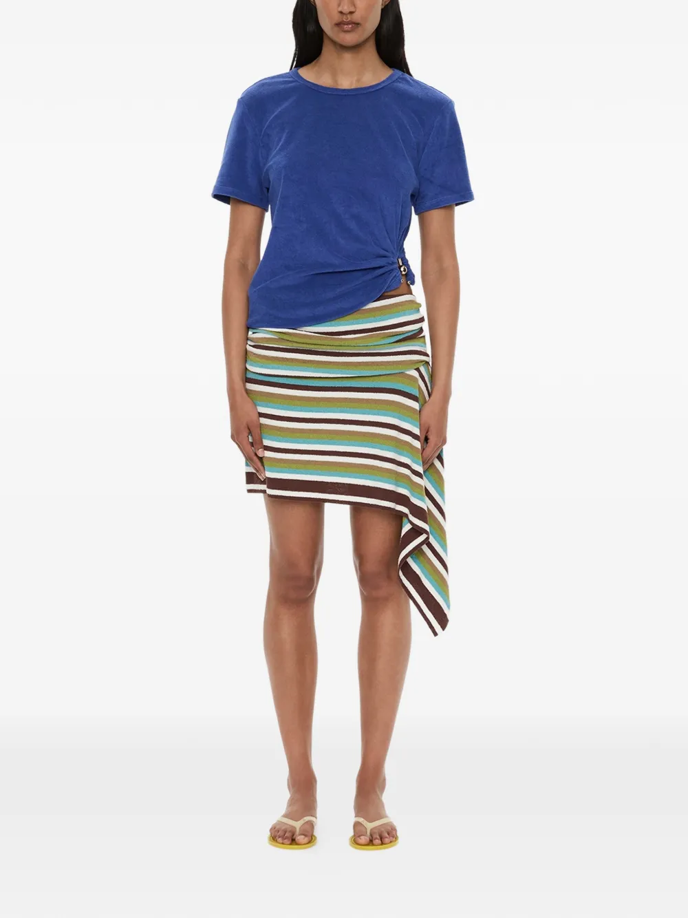 Christopher Esber Orbit T-shirt met ronde hals Blauw