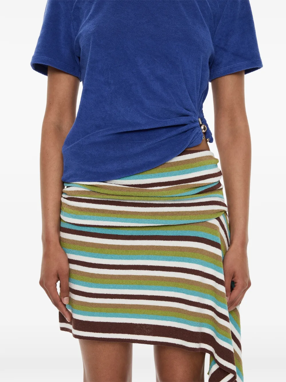Christopher Esber Orbit T-shirt met ronde hals Blauw