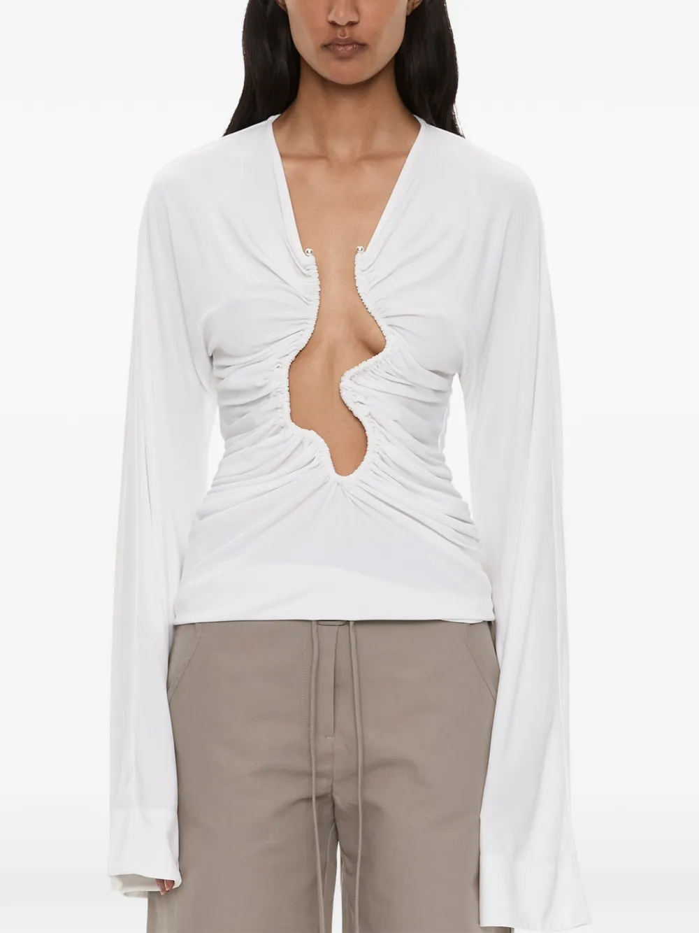 Christopher Esber Salacia ruched top