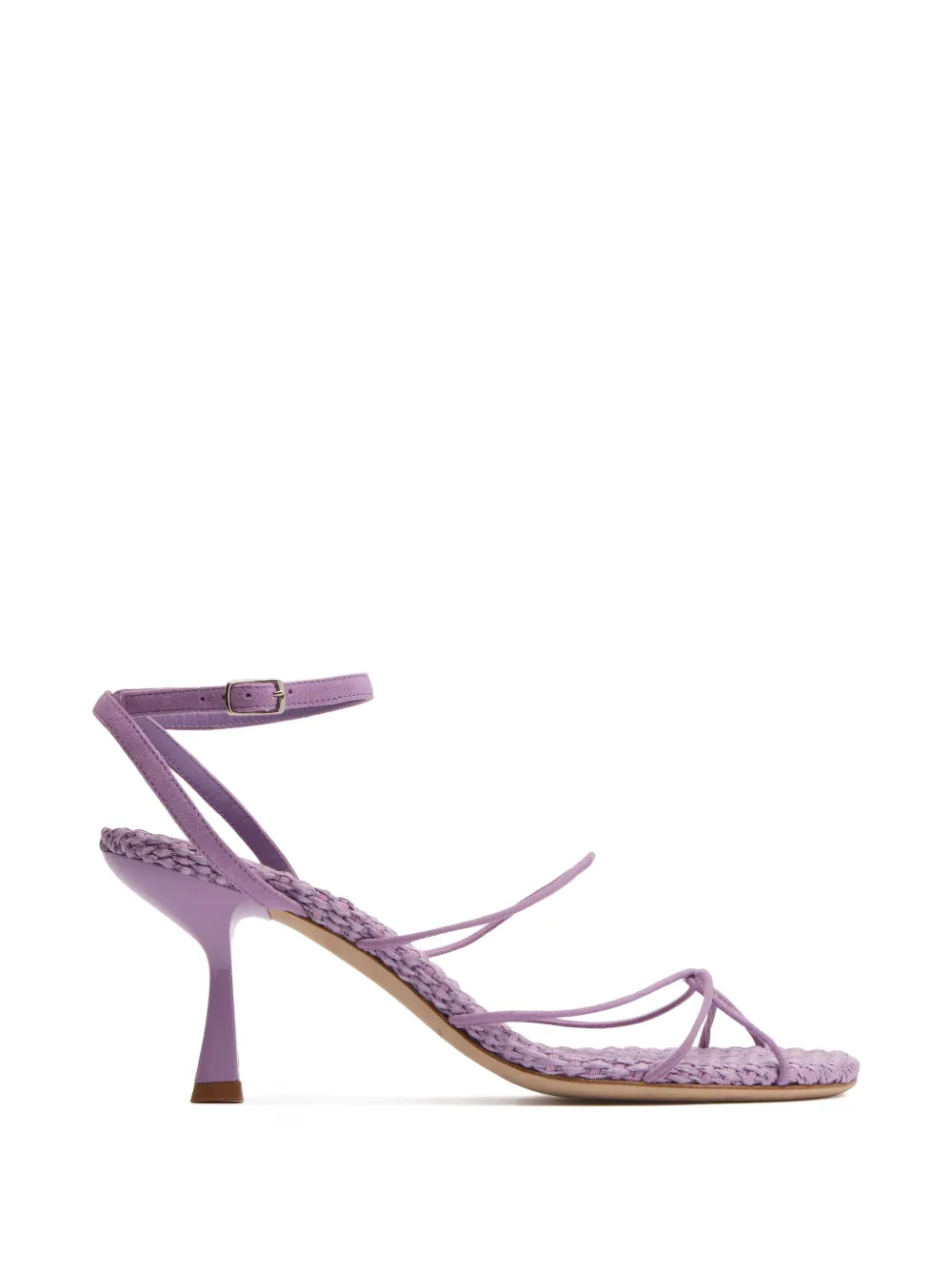 Christopher Esber sandales Blaze en raphia - Violet Christopher Esber sandales Blaze en raphia - Violet
