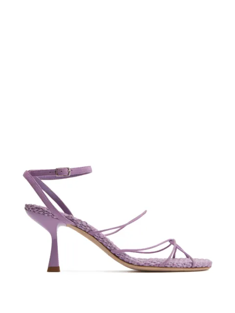 Christopher Esber Blaze raffia-suede sandals