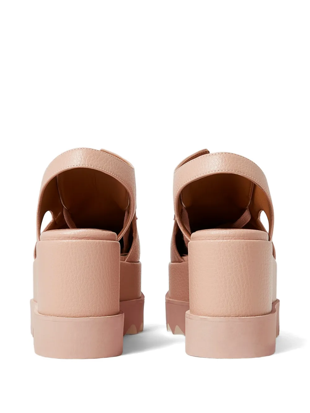 Stella McCartney Elyse derby schoenen met sleehak Roze