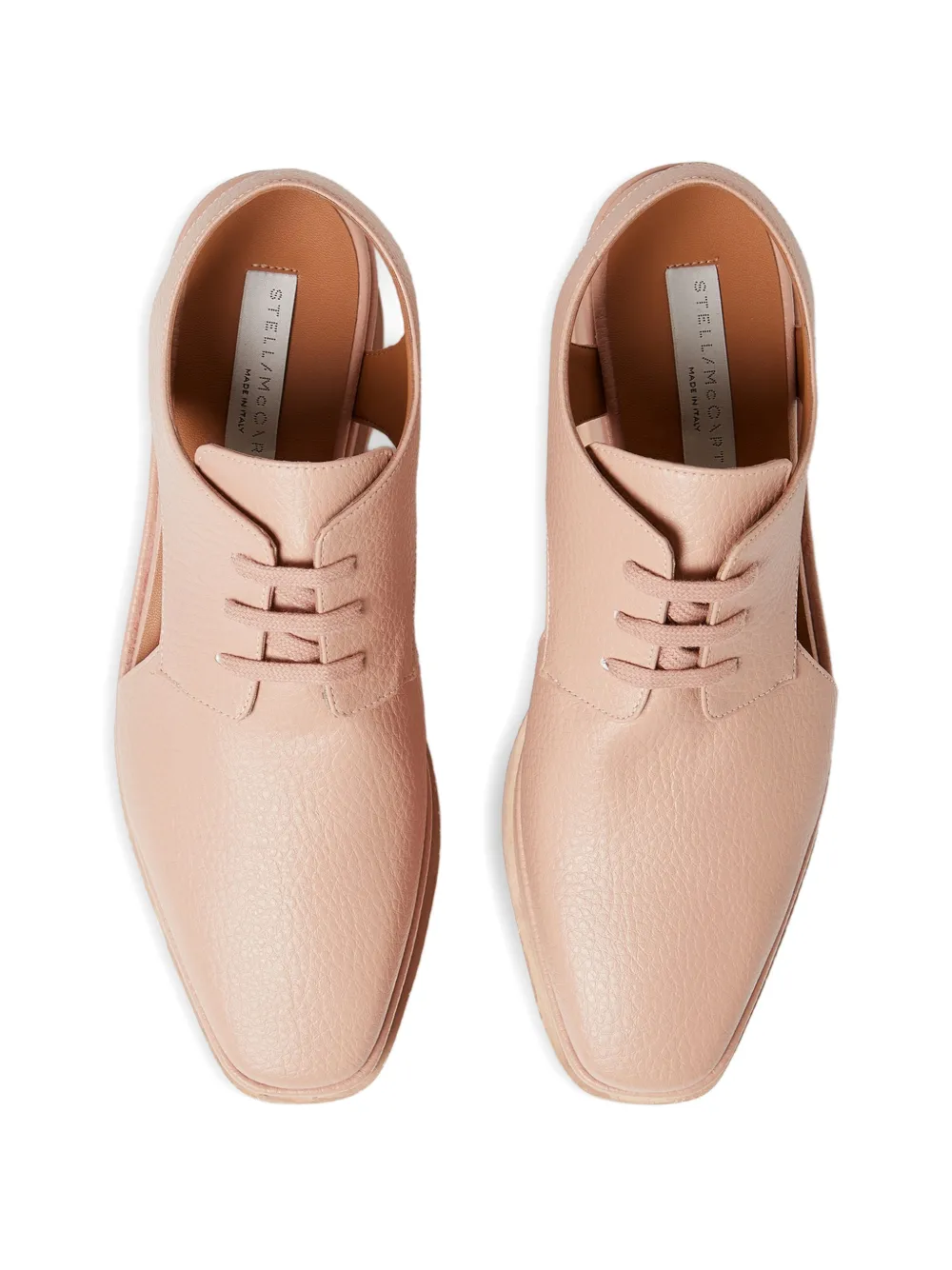 Stella McCartney Elyse derby schoenen met sleehak Roze