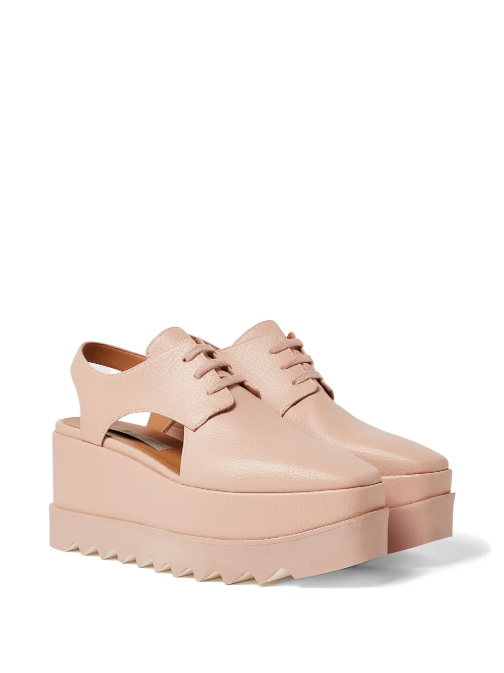 Stella McCartney Elyse derby schoenen met sleehak Roze