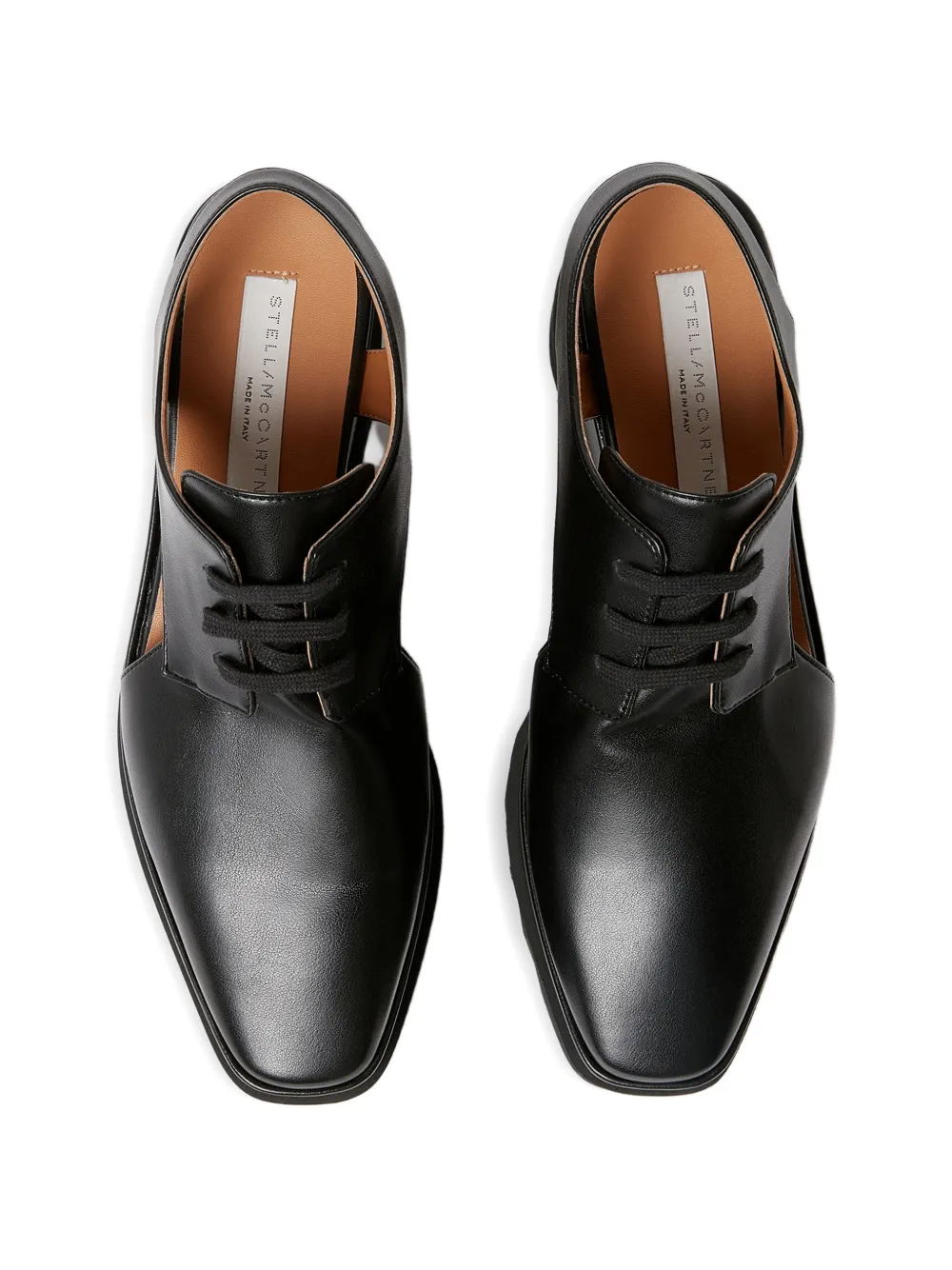 Stella McCartney Elyse derby schoenen met sleehak Zwart