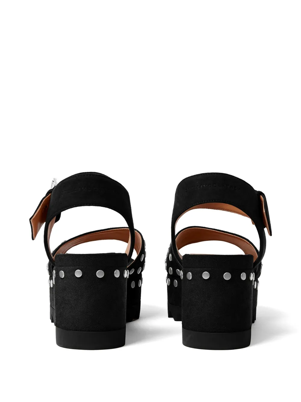 Stella McCartney Elyse studded platform sandals Zwart