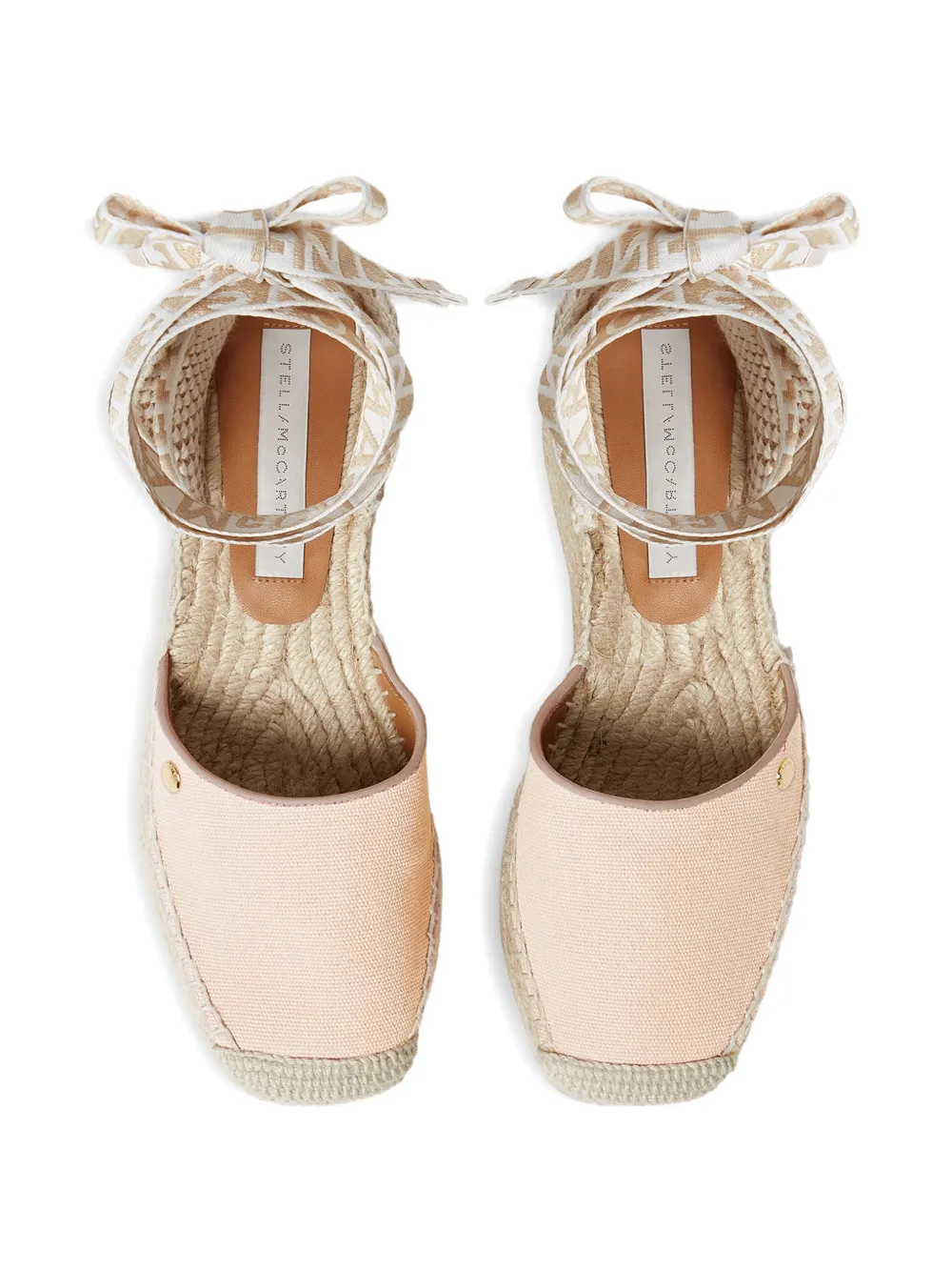Stella McCartney Gaia platform espadrilles Beige