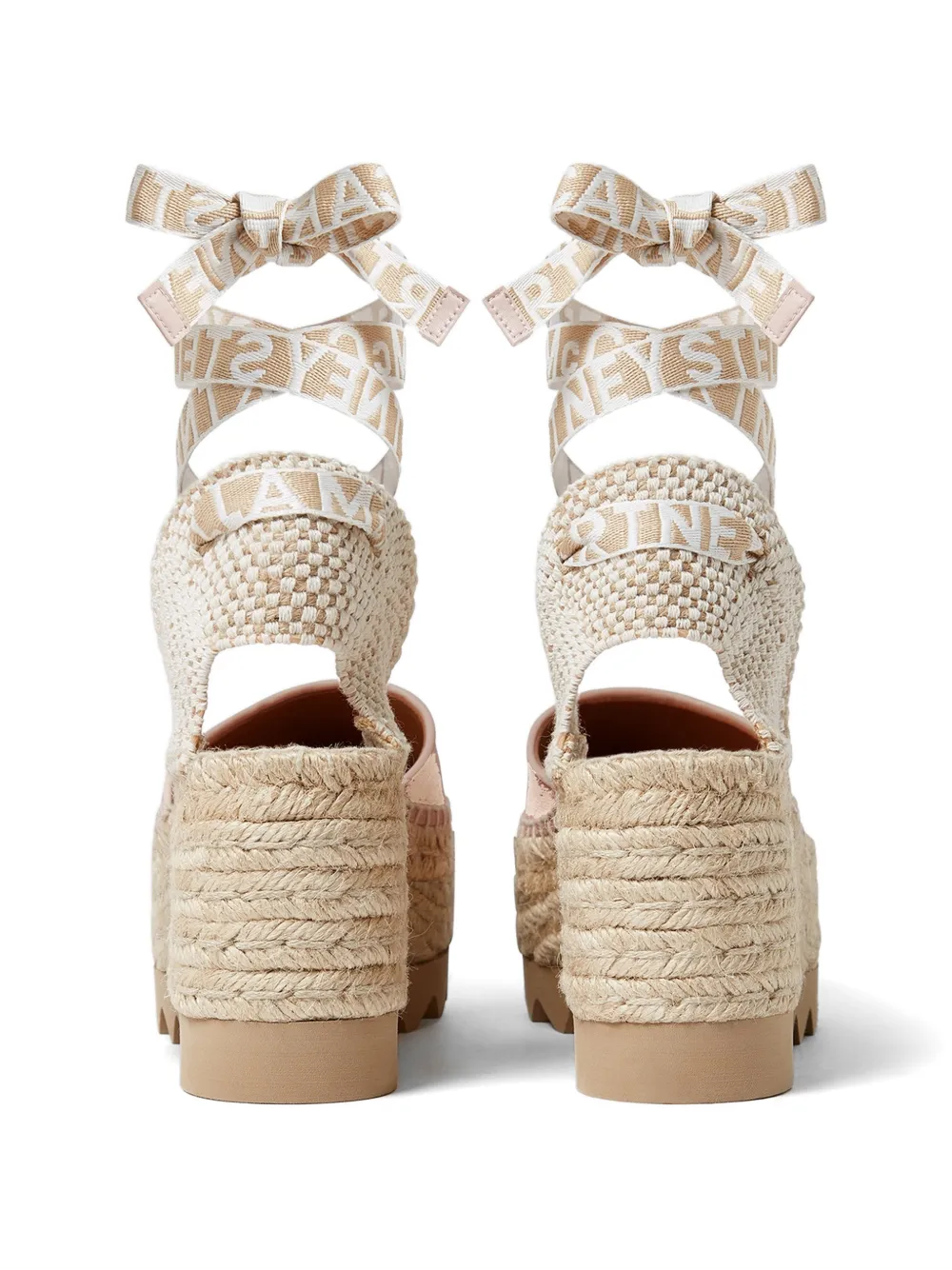 Stella McCartney Gaia platform espadrilles Beige