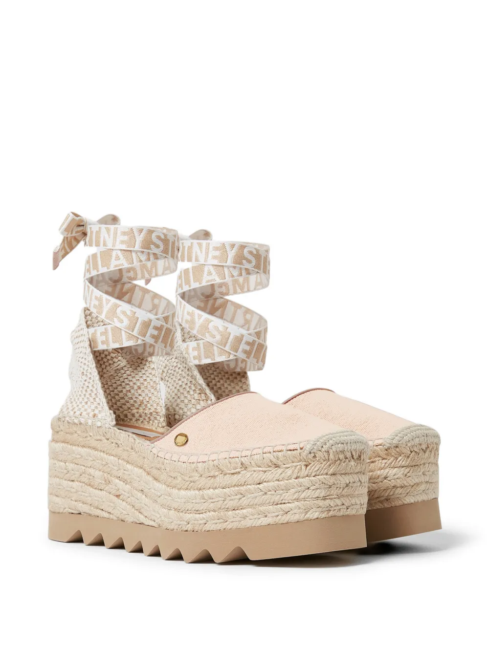 Stella McCartney Gaia platform espadrilles Beige