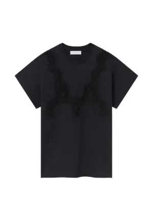 Stella McCartney レーストリム Tシャツ | ホワイト | FARFETCH JP