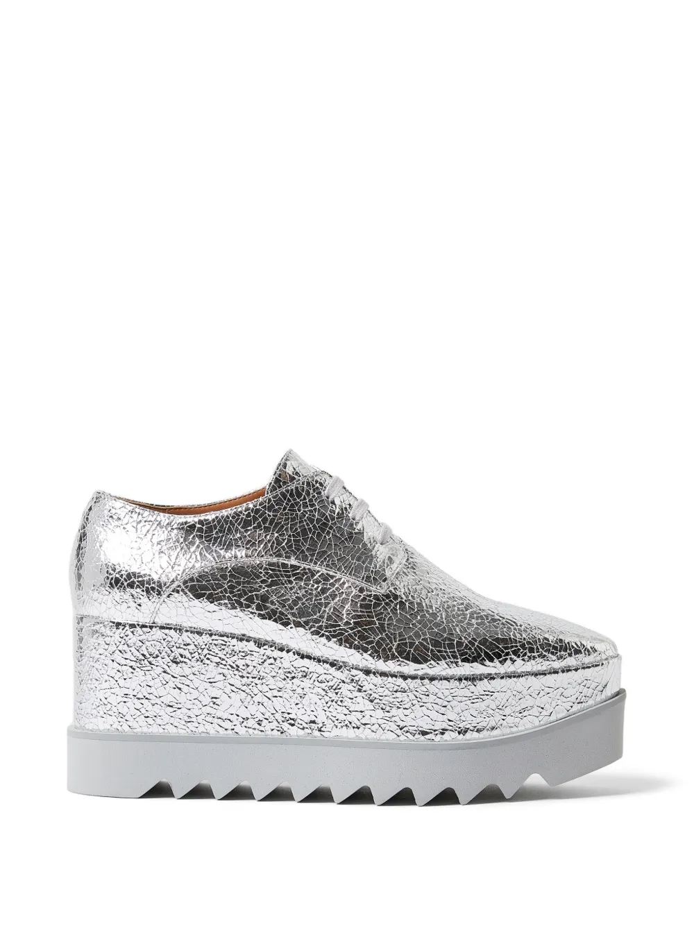 Stella McCartney Elyse lace-up derby shoes - Silber