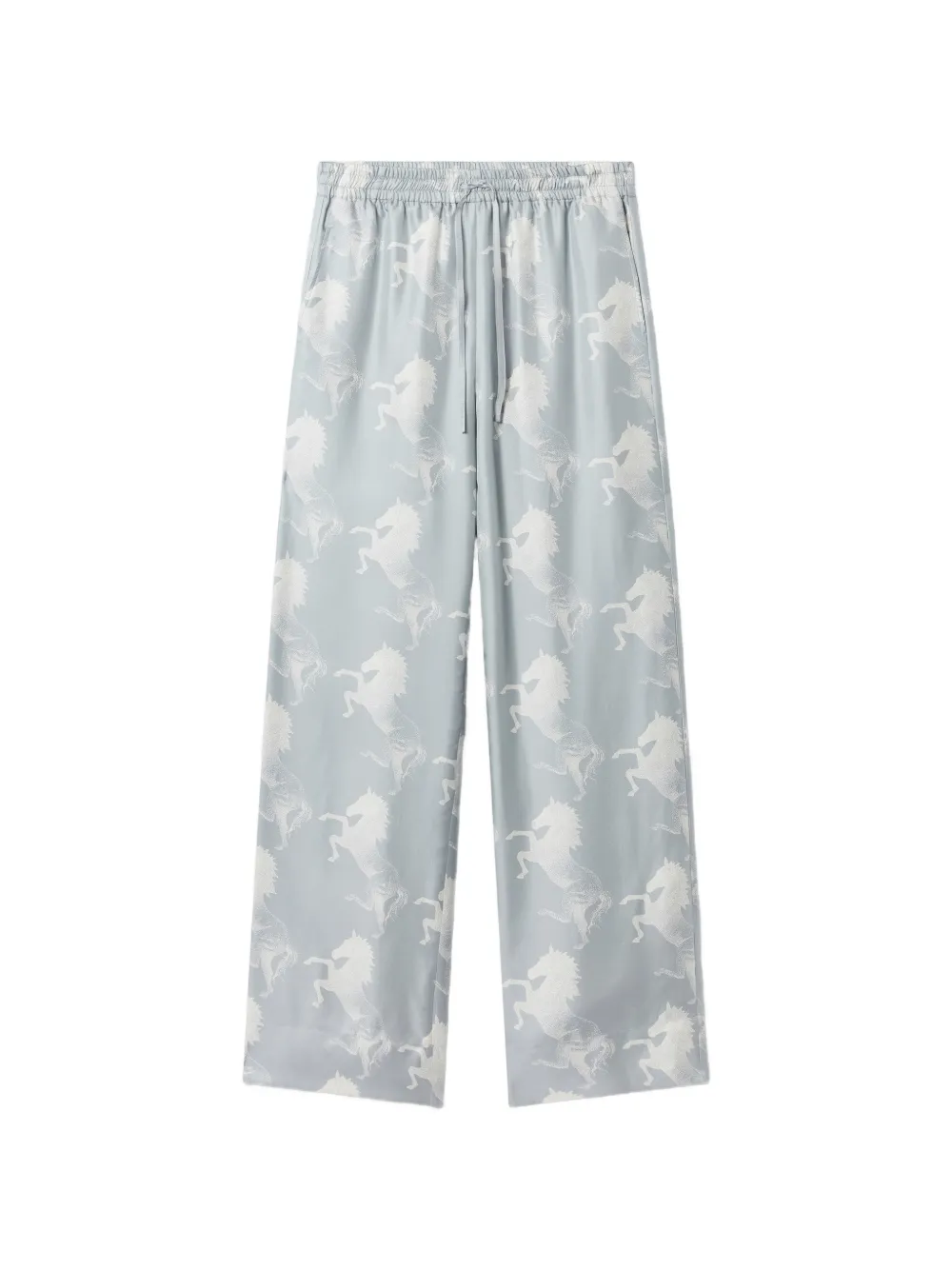 Stella McCartney Pantaloni con stampa - Blu