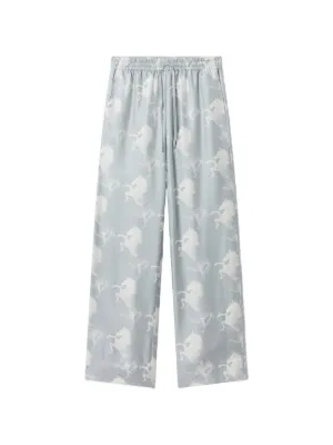 ステラマッカートニー ハート柄 シルク パンツ Stella McCartney（ステラ・マッカートニー）ウィメンズ パンツ - FARFETCH