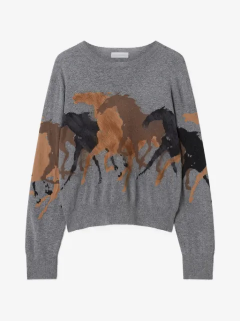 Stella McCartney pull à motif cheval