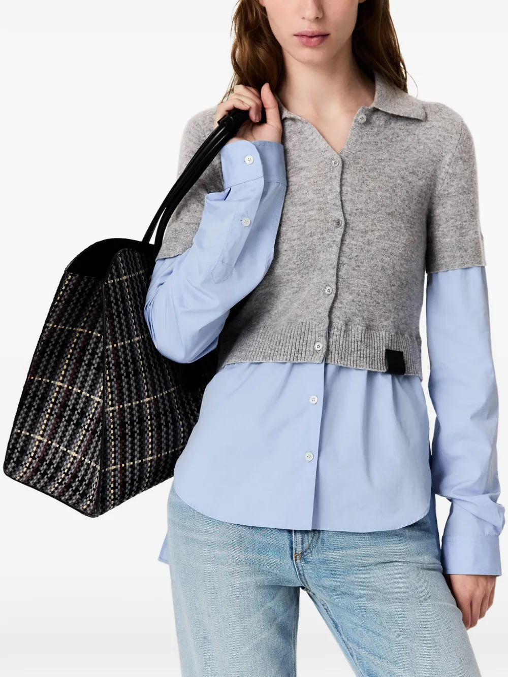 Stella McCartney Vest met gelaagd effect Grijs