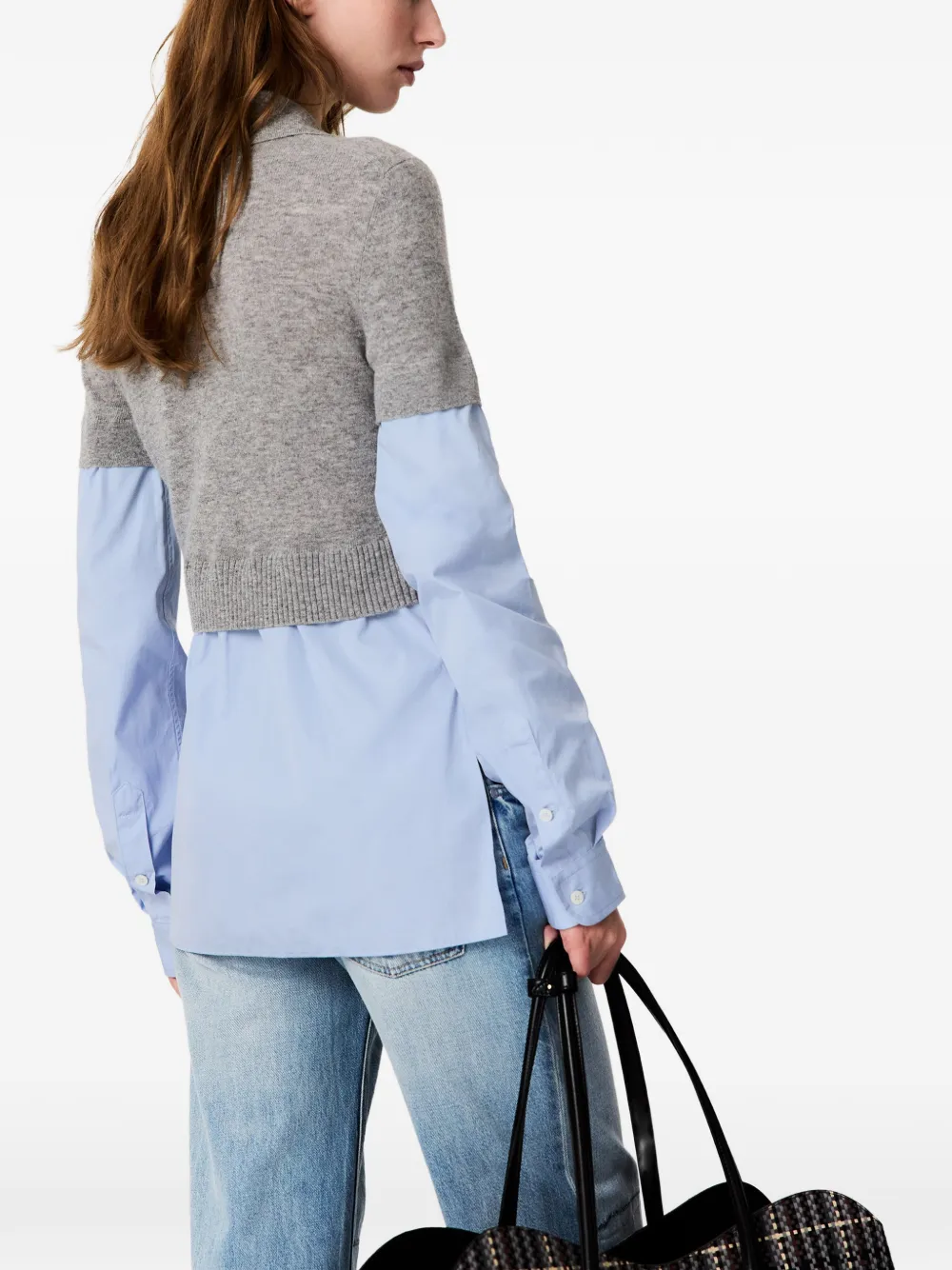 Stella McCartney Vest met gelaagd effect Grijs
