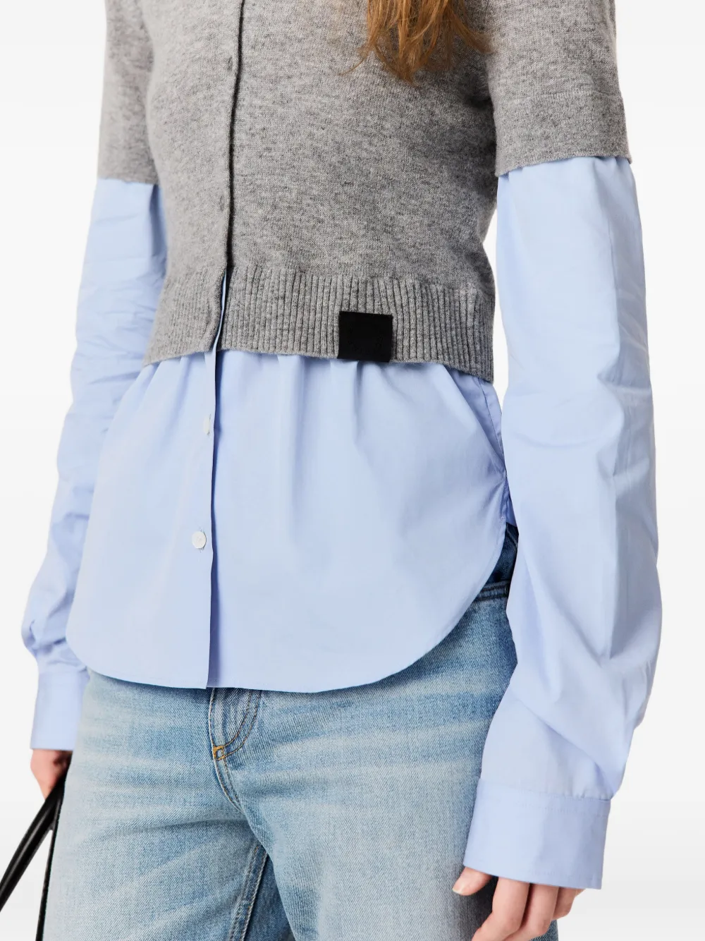 Stella McCartney Vest met gelaagd effect Grijs