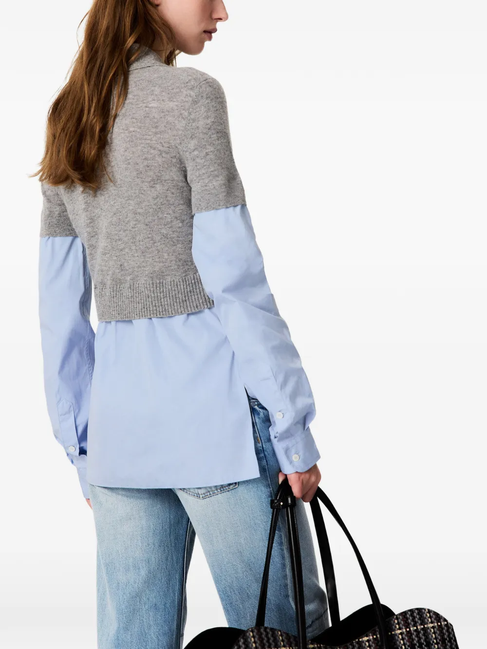 Stella McCartney Vest met gelaagd effect Grijs