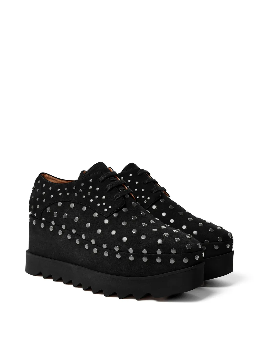 Stella McCartney Elyse derby schoenen met studs Zwart