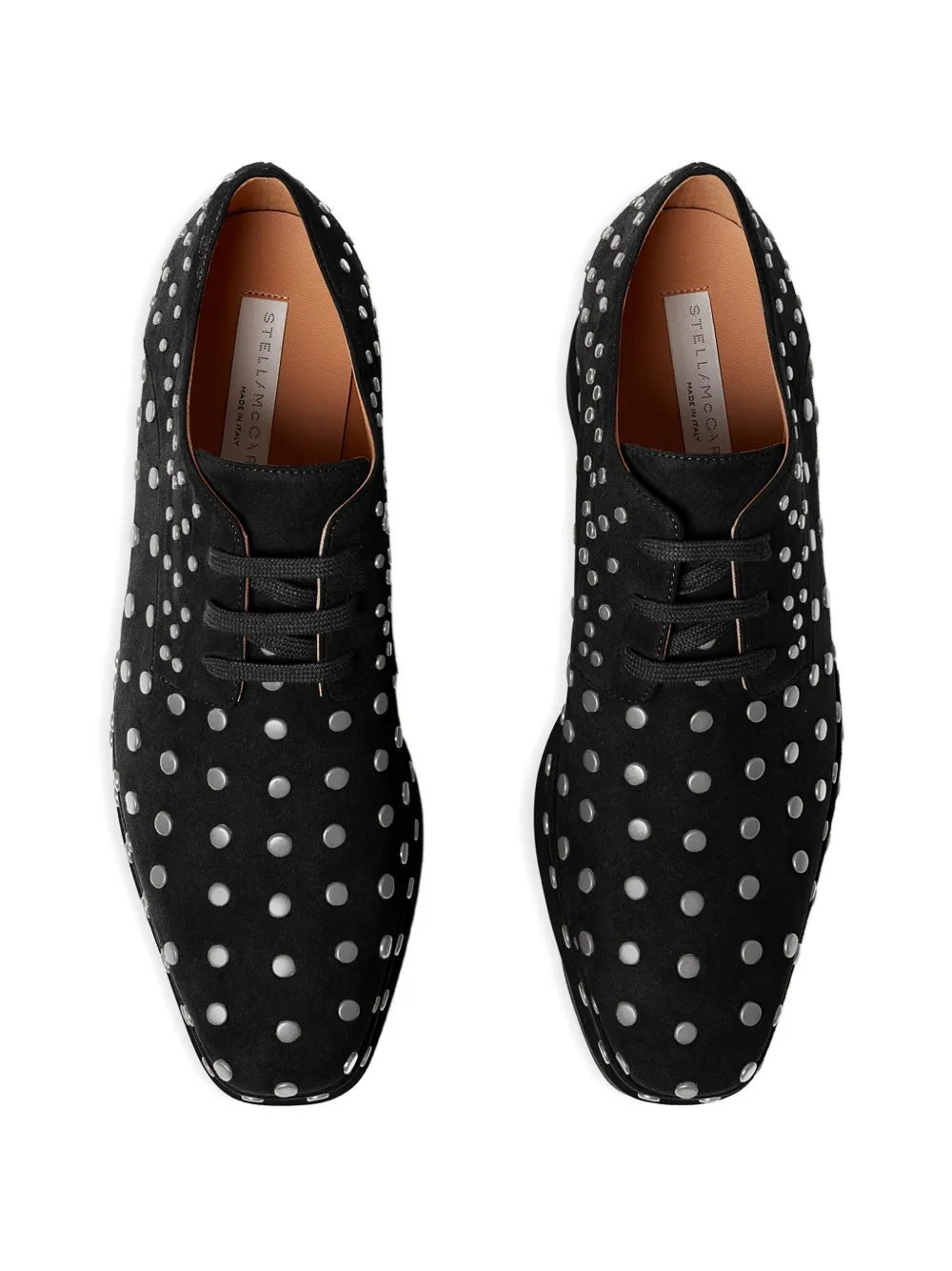 Stella McCartney Elyse derby schoenen met studs Zwart