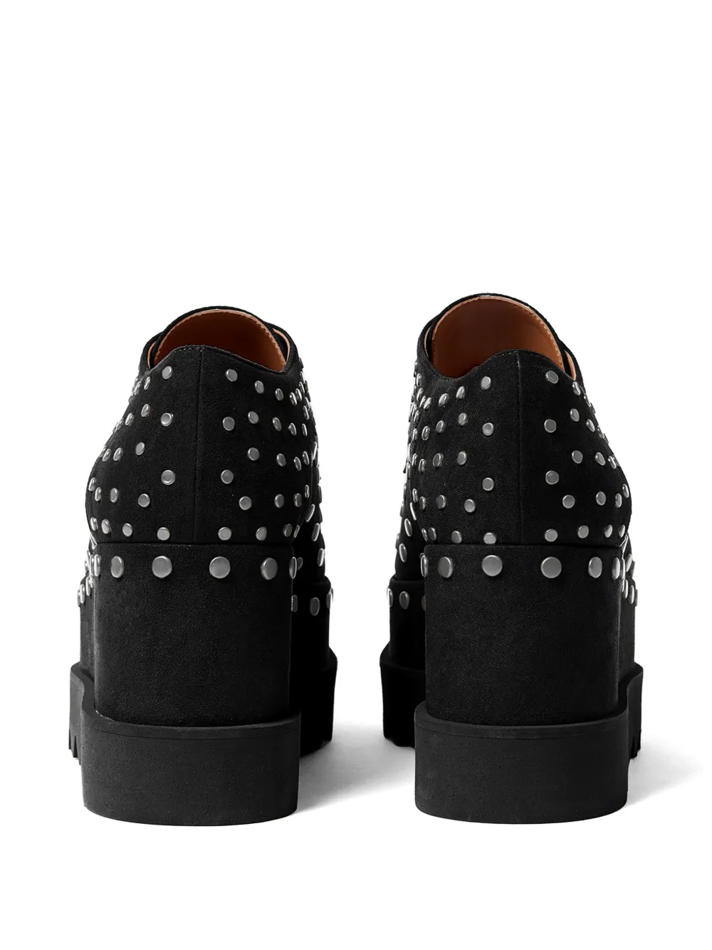 Stella McCartney Elyse derby schoenen met studs Zwart