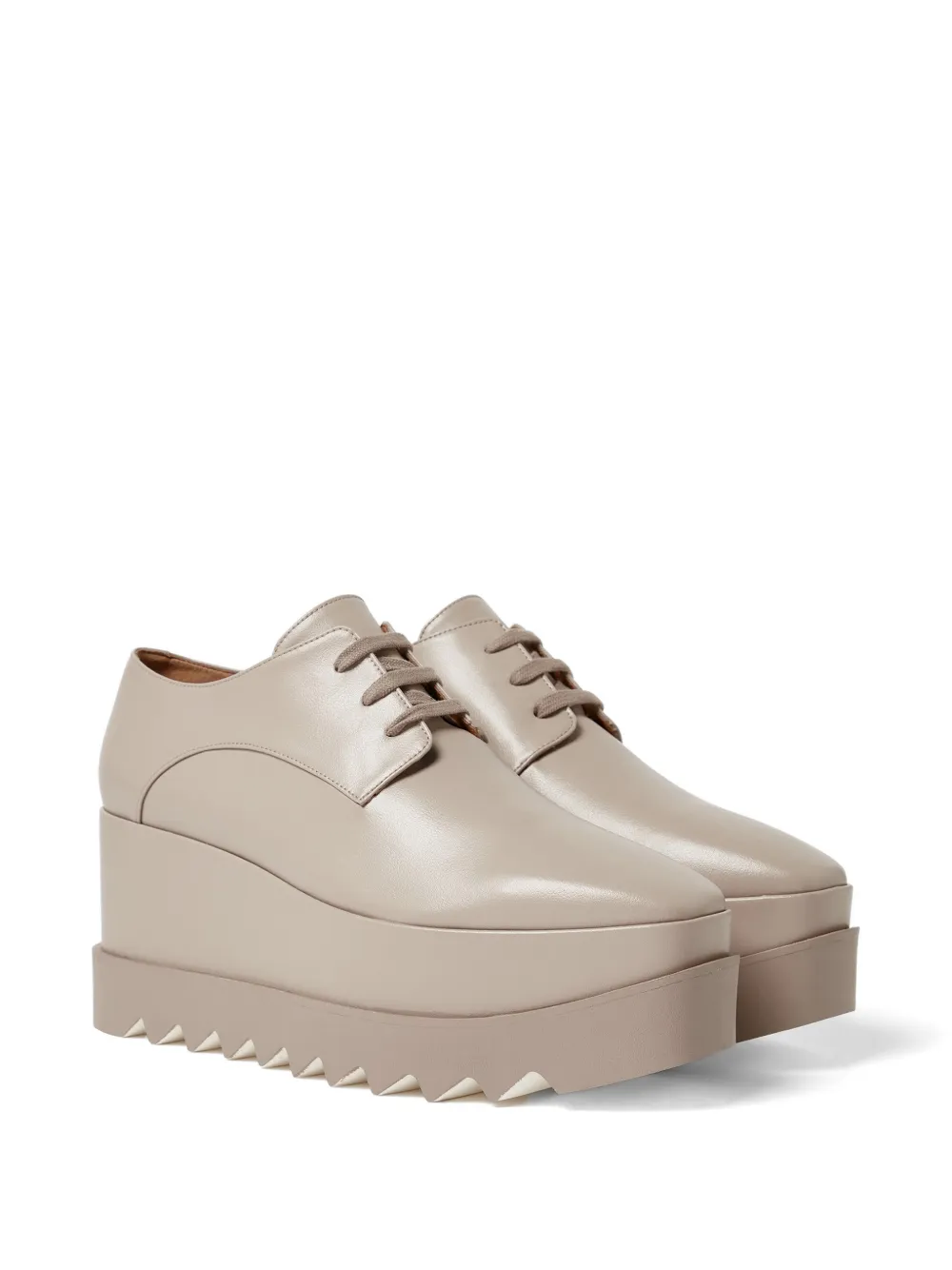 Stella McCartney Elyse derby schoenen met plateauzool Beige