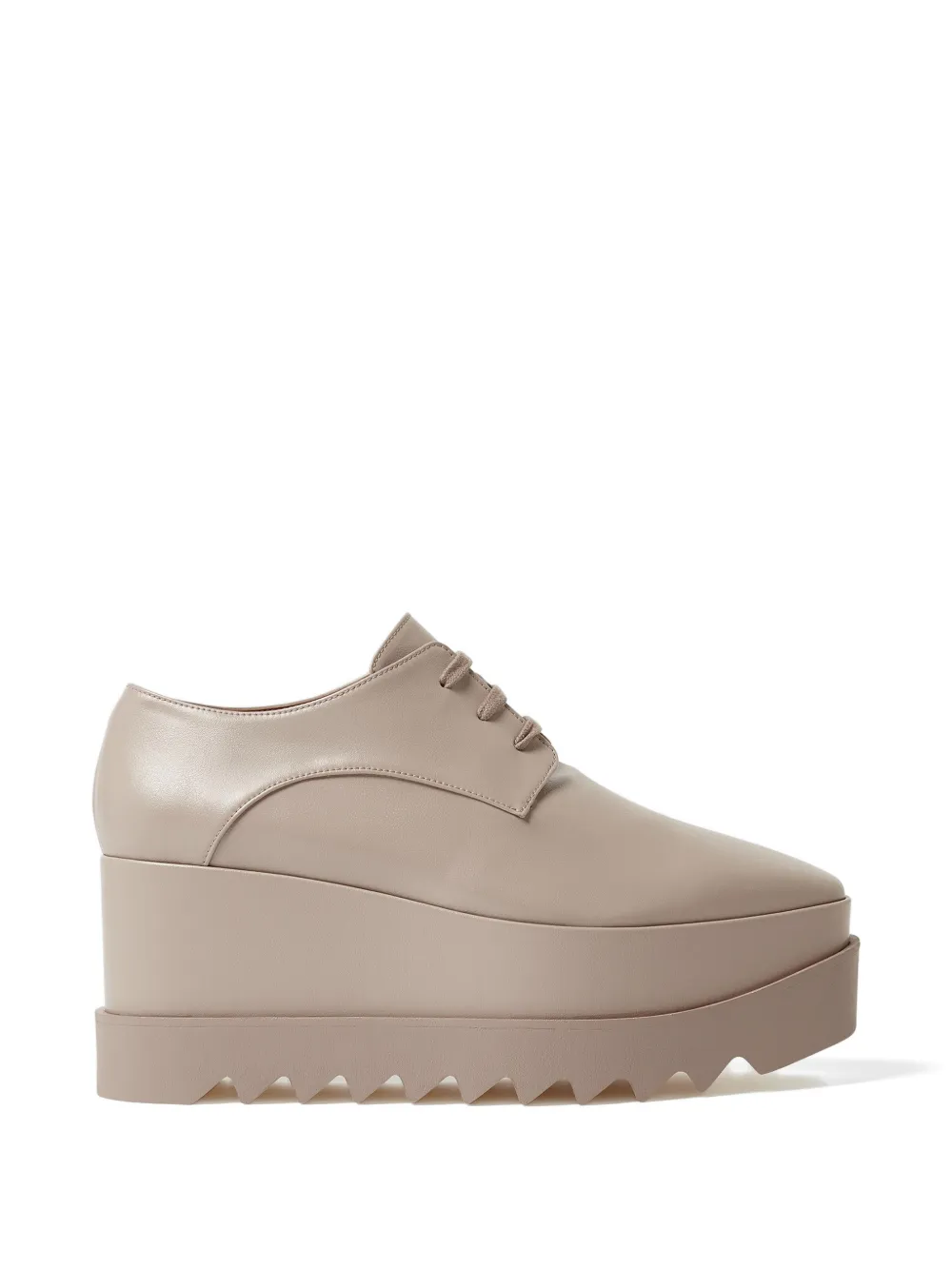 Stella Mccartney Elyse Platform Derby Shoes In Neutral