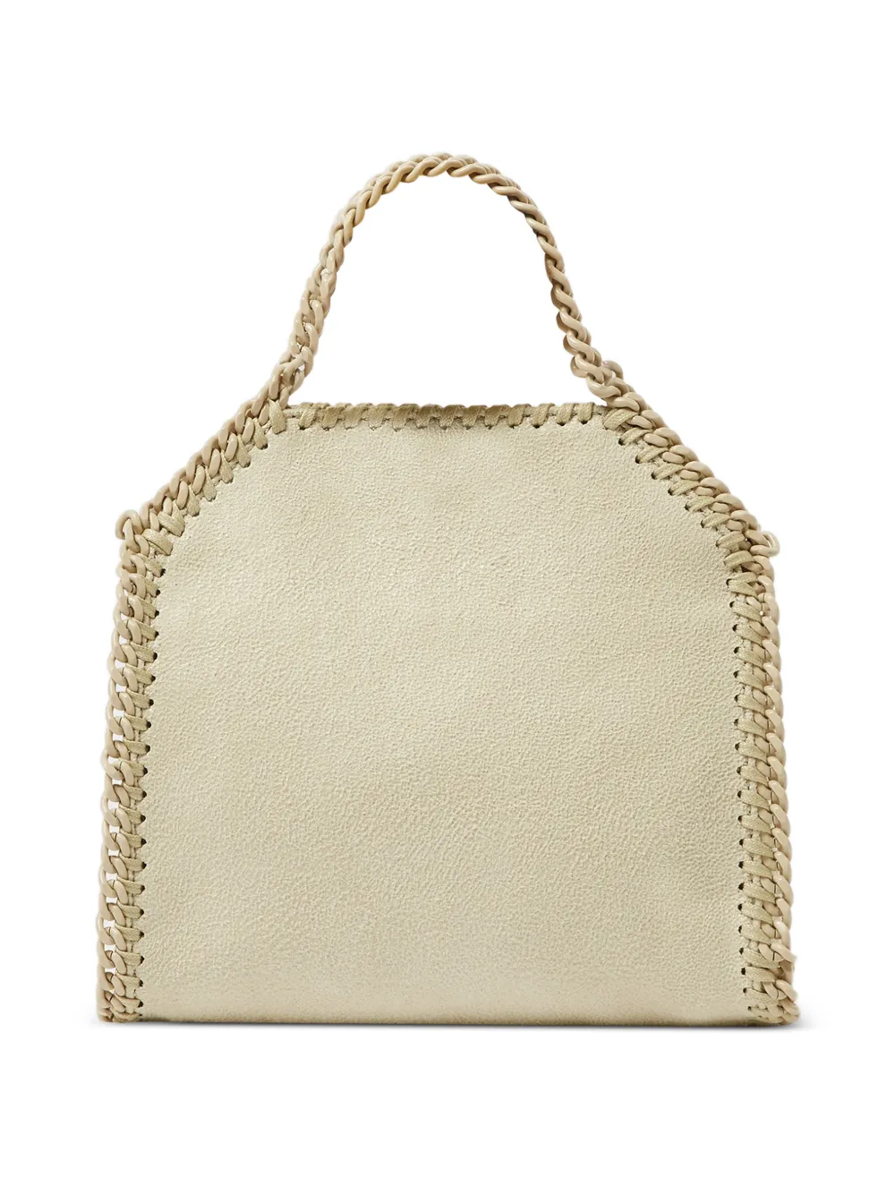 Stella McCartney Kleine Falabella tas met ketting afwerking Beige