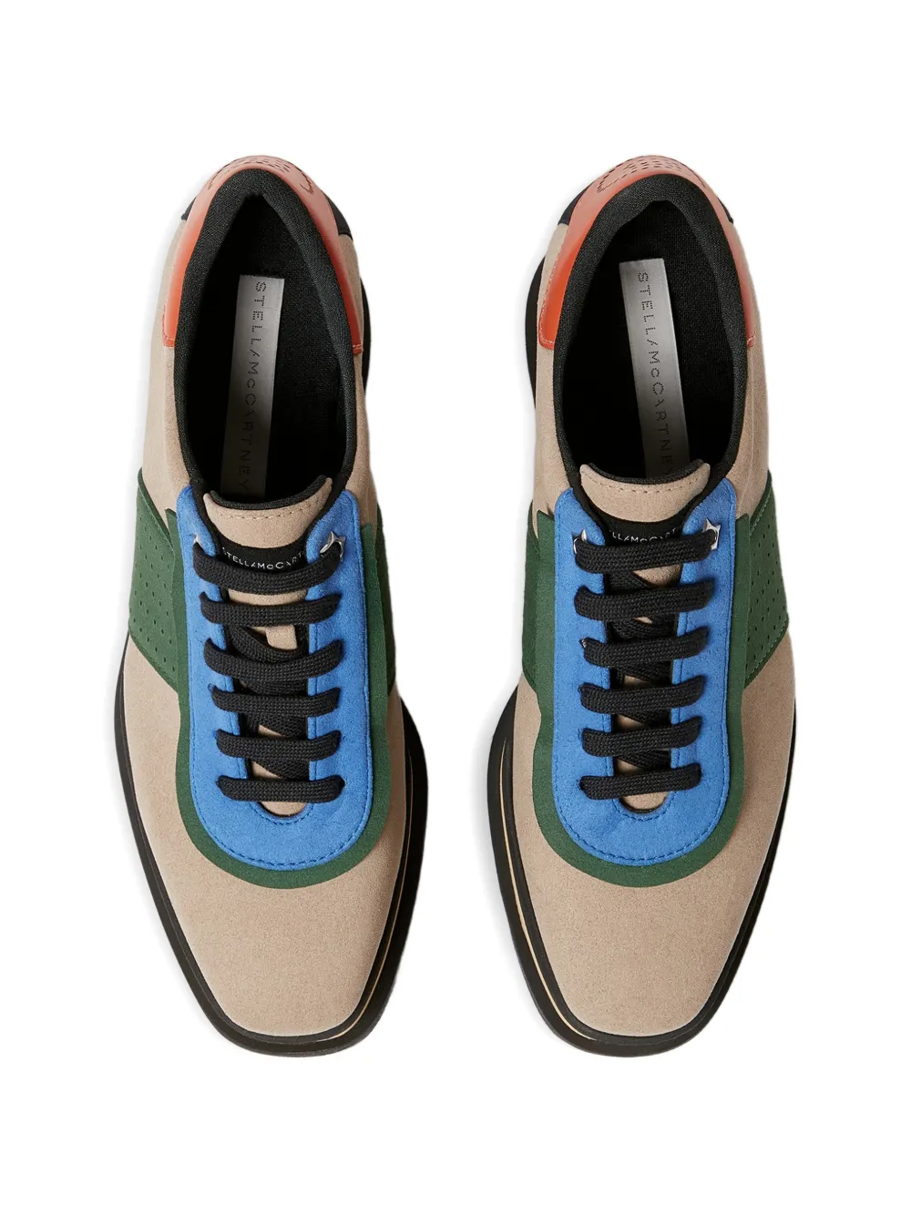 Stella McCartney Elyse platform derby shoes Beige