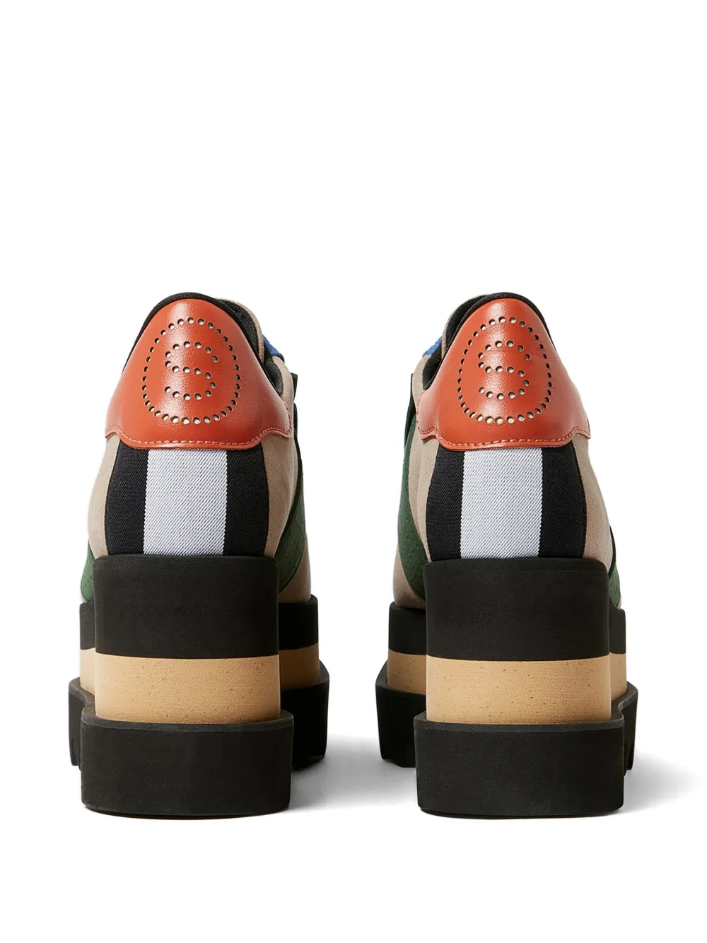 Stella McCartney Elyse platform derby shoes Beige
