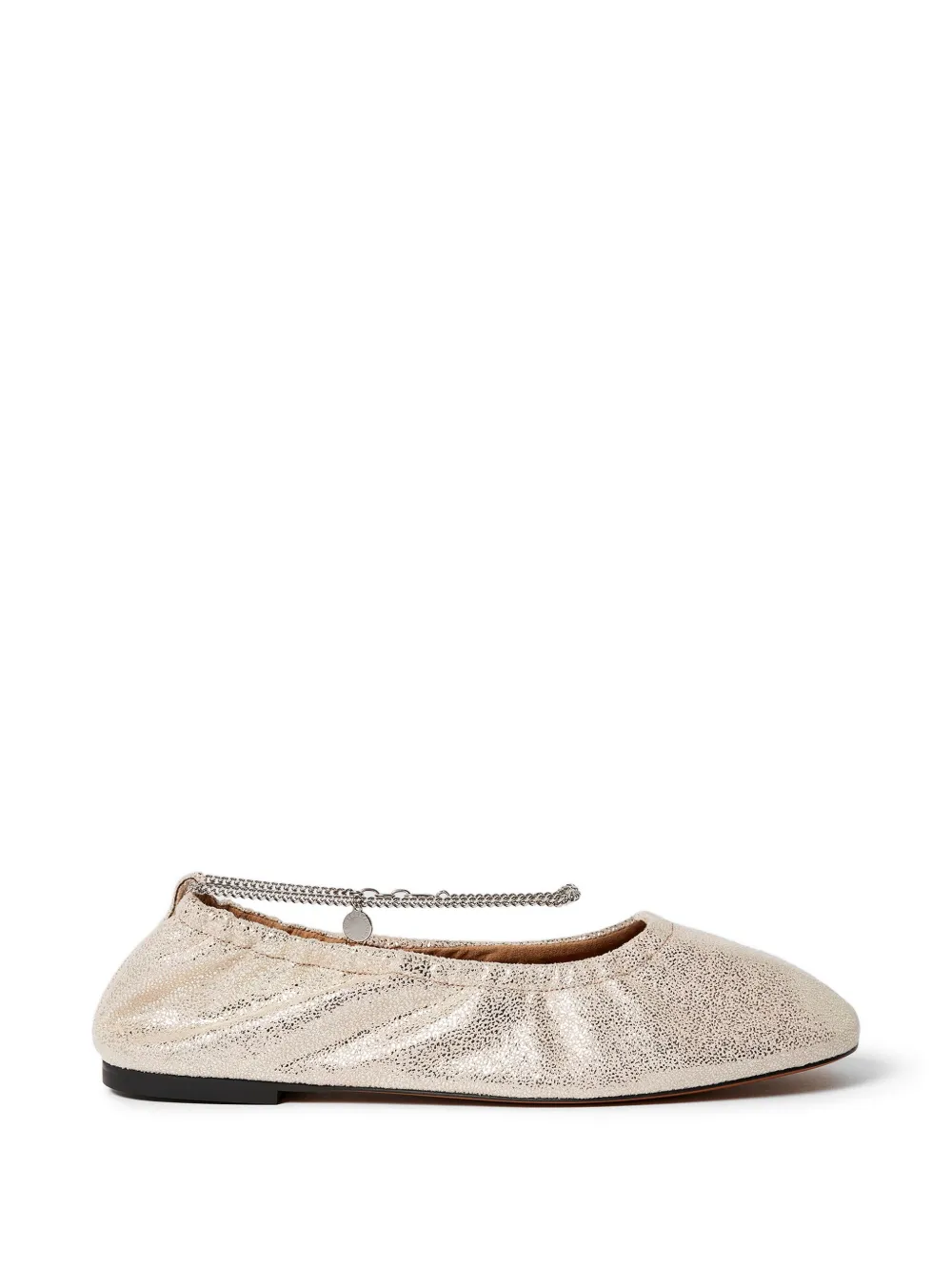 Stella McCartney chain-detail ballet flats - Oro