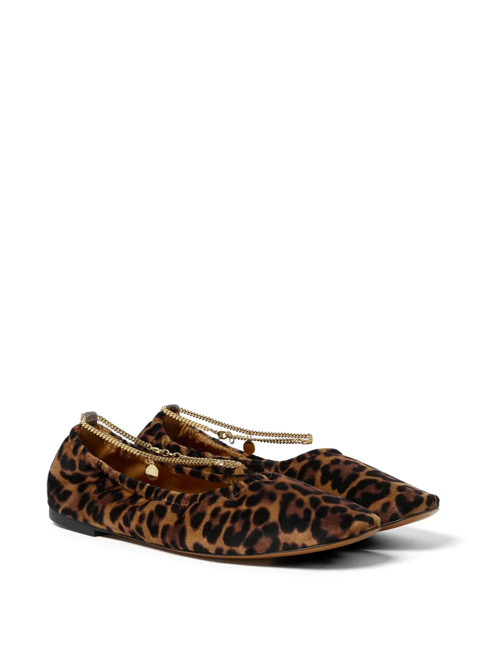 Stella McCartney chain-detail ballet flats Bruin
