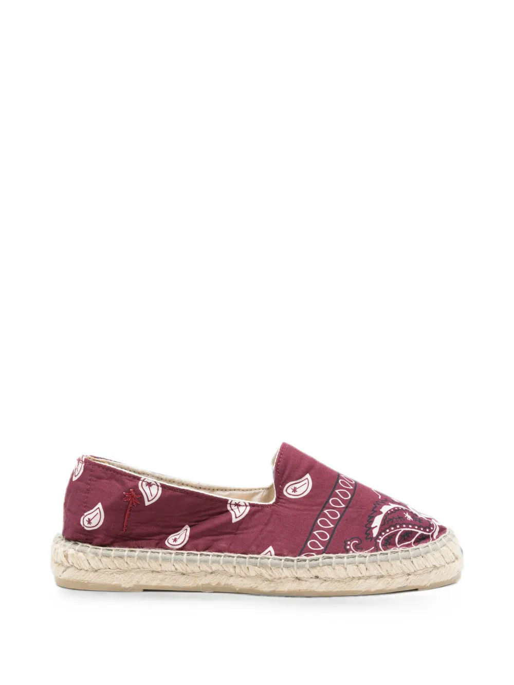 Manebi paisley-print espadrilles Rood