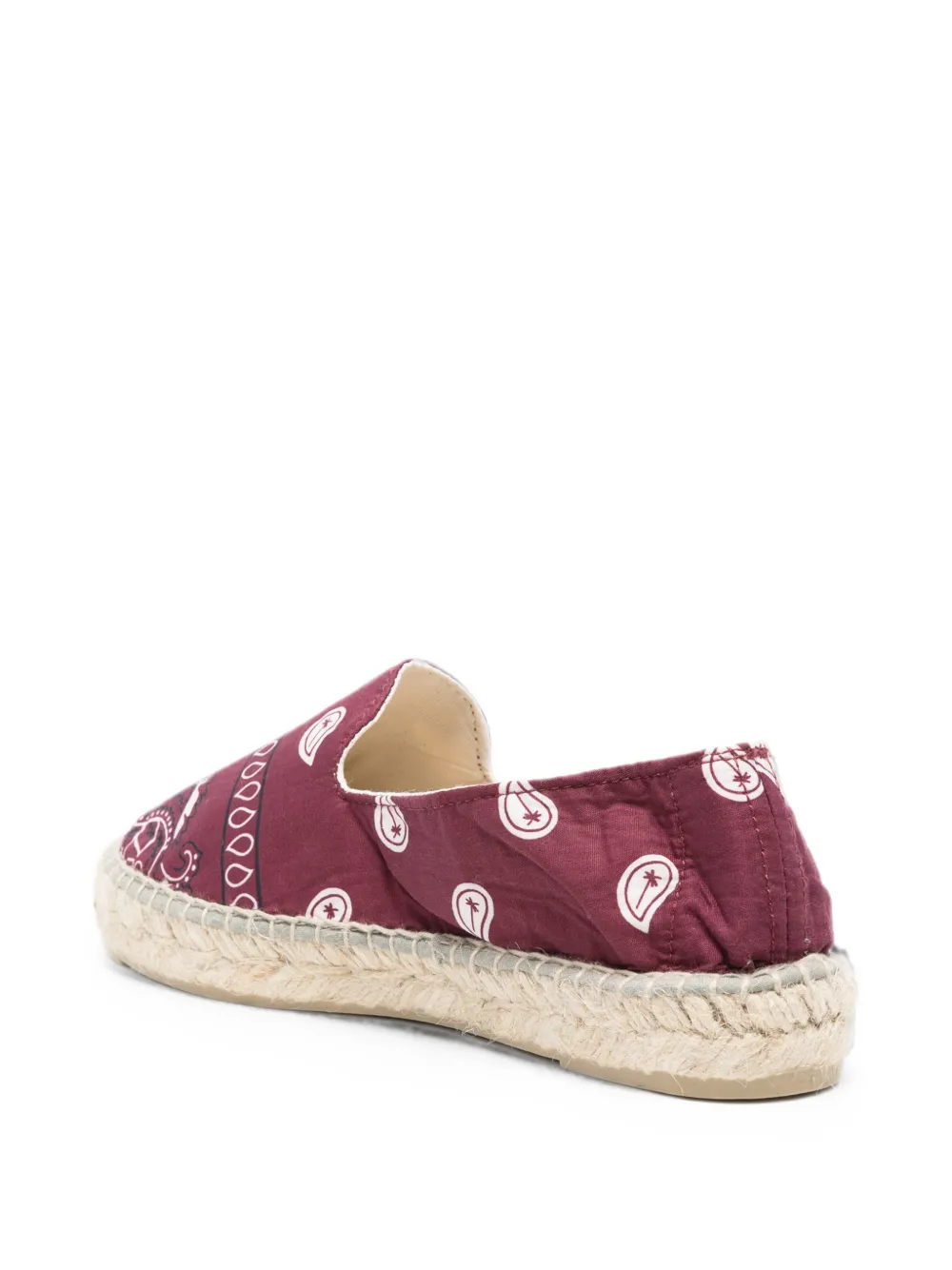 Manebi paisley-print espadrilles Rood