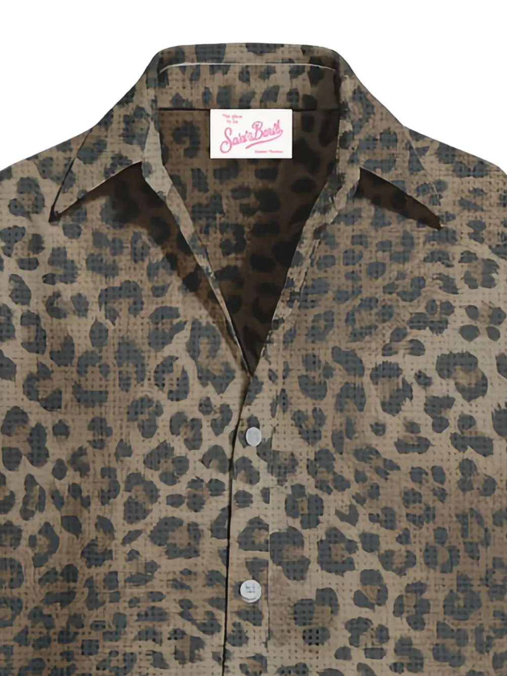 MC2 Saint Barth Cristal blouse met luipaardprint Bruin