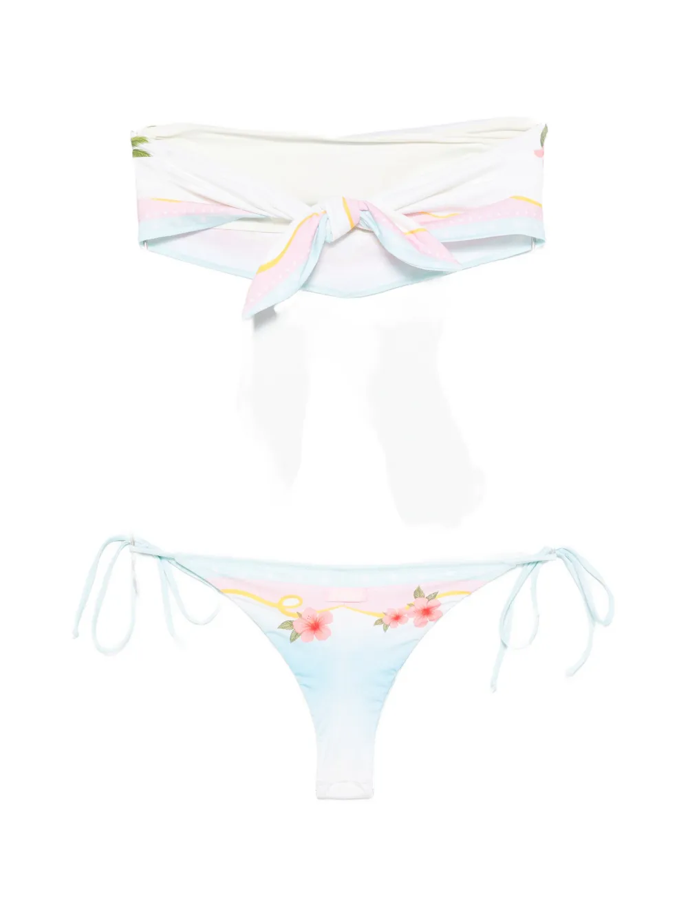 MC2 Saint Barth Marielle bikini met print Blauw