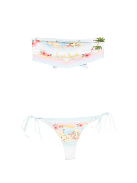 MC2 Saint Barth graphic-print bikini
