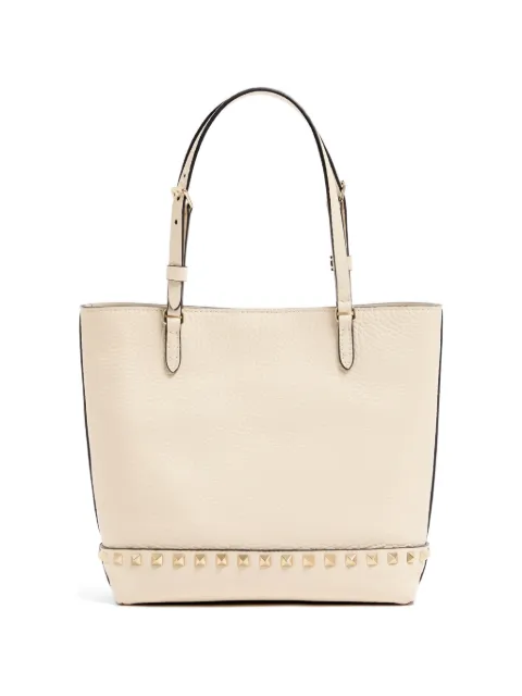 Valentino Garavani small Rockstud shopping bag in grainy-calfskin