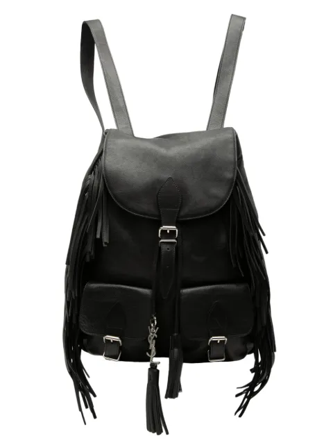 Saint Laurent Pre-Owned 2015 Calfskin Fringe Festival backpack